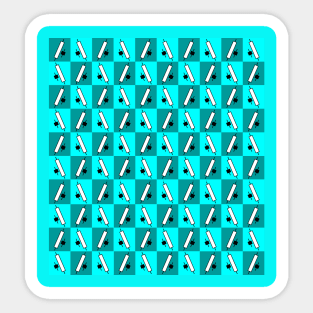 Harami Neon-pattern Sticker